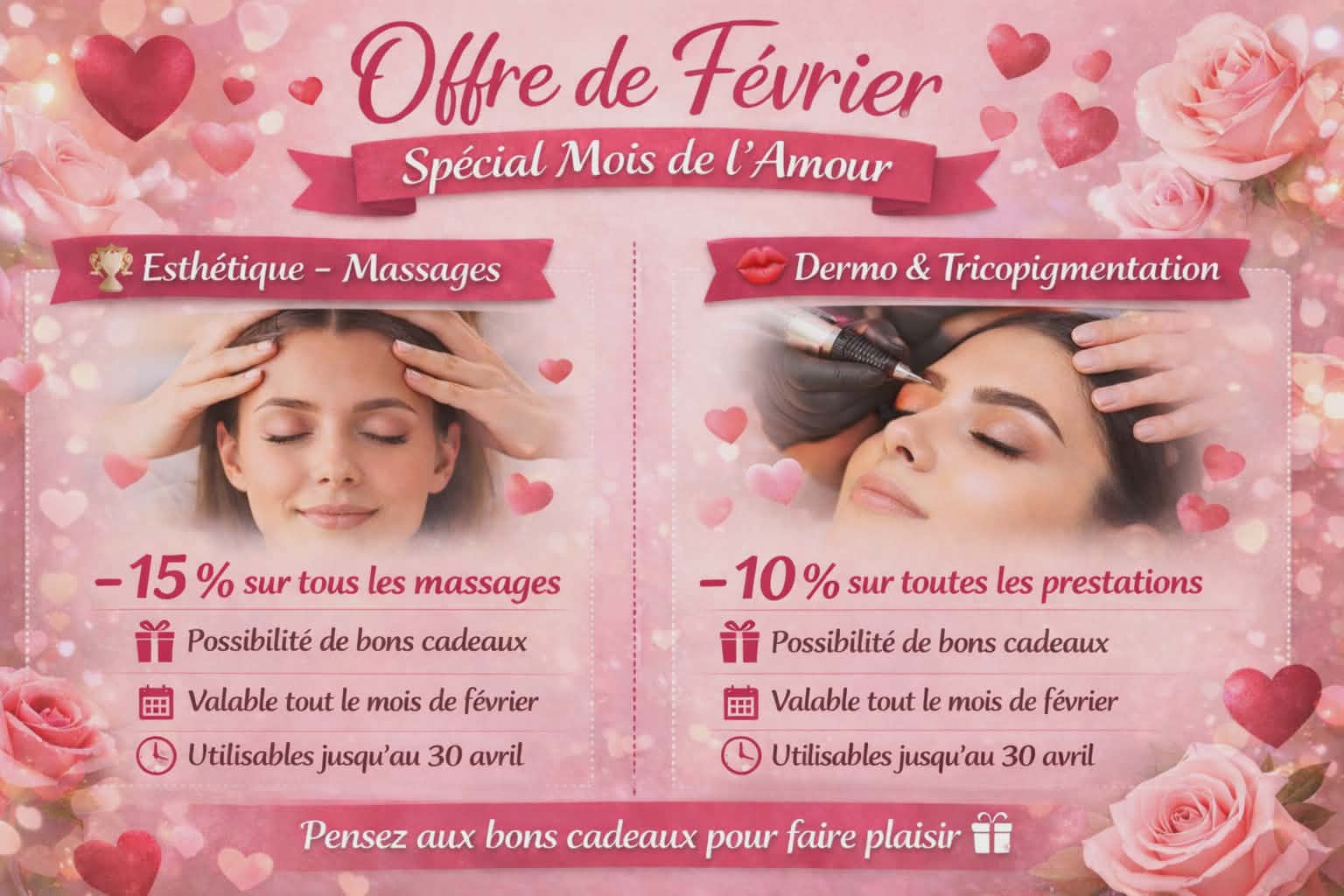 Offres Saint Valentin Zen et Pigmenté